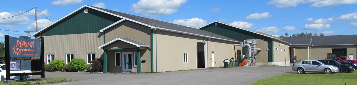 Plasma Forme est une usine de Victoriaville spécialisée dans la découpe au laser et le pliage.